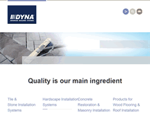 Tablet Screenshot of dyna.ca